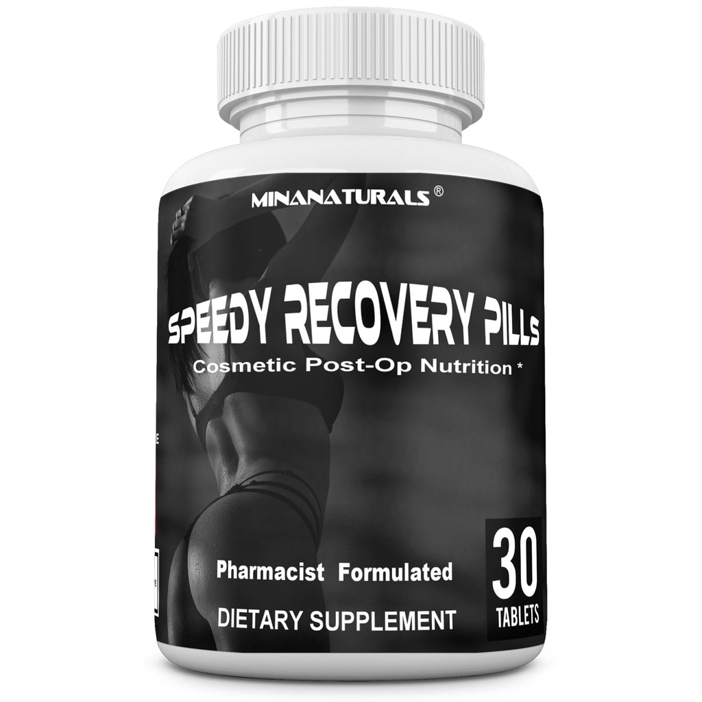 Schnelle Erholung Pillen Post-OP Erholung Ergänzung. Narbe unterstützen Vitamine. Fördert Kollagen und Fast Wound Healing. Speziell für Post op Cosmetic Surgeries. 30 Tabletten