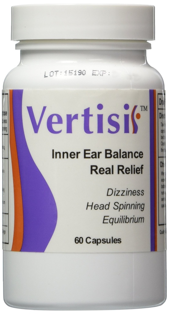 Eradicate Vertigo mit Vertisil garantiert! (Single Bottle)60 Kapseln; Beseitigen Sie Vertigo Fast. Keine schädlichen Nebenwirkungen