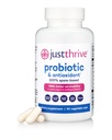 Supplément probiotique et antioxydant juste Thrive - Soutien digestif et immunitaire 100% à base de spores - Sans gluten, 90 capsules