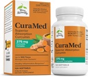 Terry Natürlich CuraMed 375mg - Antioxidans Ergänzung für Gehirn & Immun-Gesundheit Unterstützung - Nahrungsergänzung mit Curcumin & Turmeric Essential Oil - Kräuter Leberunterstützung - 120 Softgels