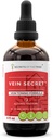 Extrait d'alcool secret veinard, gouttes d'herbes à haute puissance, teinture faite à partir du balai du boucher, châtaigne de cheval, frêne piquant, romarin, racine de pierre. Formule de tonification Vein 4 oz