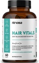 Haar Vitale DHT Blocker mit Biotin Tabletten mit Beta-Sitosterol & Stinging Nettle Root Extract | Haar Vitamine für Männer & Frauen - 60 Tabletten