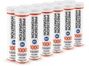 Precision Hydration Elektrolyt Tablets - Multi Strength Effervescent Hydration Tablets - Combats Cramp - Low Calorie, Glutenfrei, Vegan/Vegetarisch Freundlich (12 Tubes, 1000mg/L - Orange Tube)