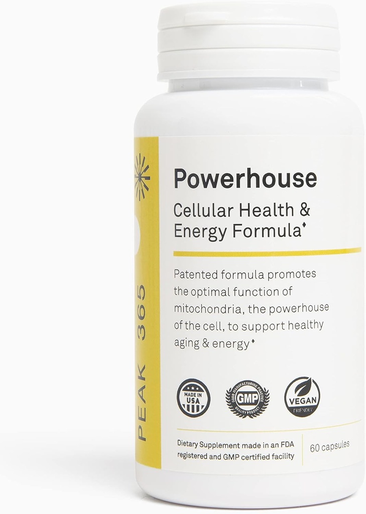 Powerhouse | Cellular Health & Energy Formula | Unterstützt Energie und Gesundheit auf der Cellular Level | Leistungsstarke wissensbasierte Formulierung | Körpersprache Vitamine Unterstützt von 30+ Jahre der Forschung |