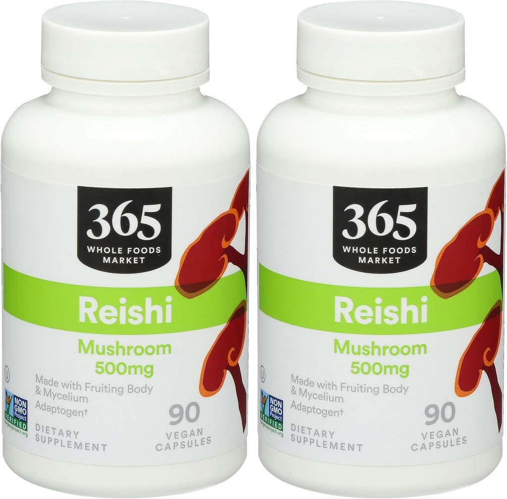 365 von Whole Foods Market, Reishi, 90 Count (Pack von 2)
