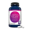 MD Life L-méthylfolate 7,5 mg - Supplément de méthylfolate actif de grade professionnel - 120 capsules - L-méthylfolate 7,5 mg - Potence maximale MTHFR W/acides aminés essentiels