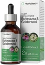 Horbäach Echinacea Goldenseal Flüssige Tinktur Tropfen | 2 fl oz | Alkoholfreier Extrakt | Vegetarisch, Non-GMO, Glutenfreie Ergänzung