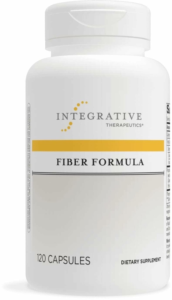 Integrative Therapie Fiber Formula - Colon Support Supplement for Healthy Digestion* - Good Source of Dietary Fiber for Gut Health Support* - Dairy-Free & Vegan - 120 Kapseln (24 Portionen)