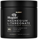 ELMNT Triple Sleep Magnesium Threonate w. Apigenin, Theanin & Magtein Magnesium L-Threonate - Hohe Absorption Magnesium Supplement Kapseln für Männer und Frauen Magnesium Pulver Pillen