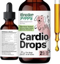 Forever Welpen Cardio Tropfen für Hunde - Hawthorn Berry & Mutterwort Kräuter - Flüssige Antioxidante Ergänzung mit Gotu Kola Blätter & Lavender Extrakt - 2 fl oz