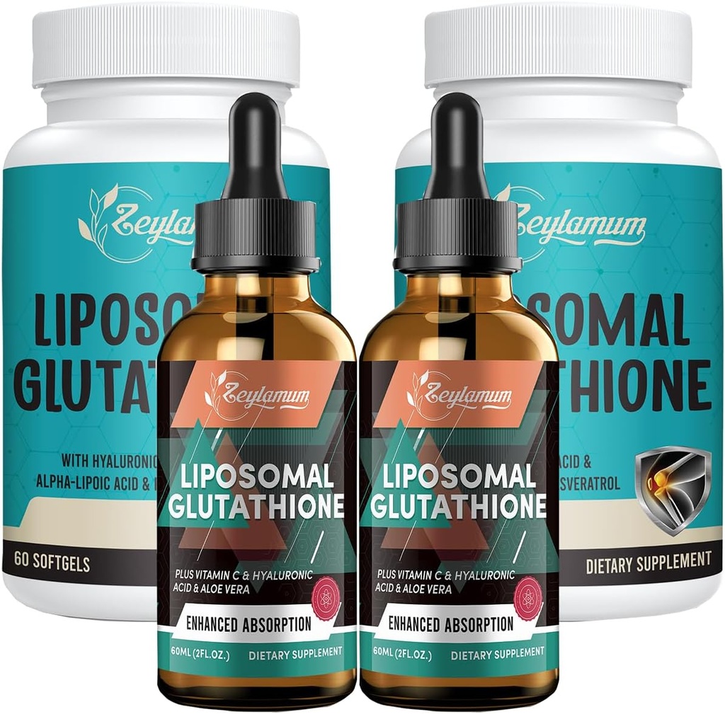 Glutathion liposomique 2 Pack & Glutathion liposomique liquide 2 Pack
