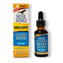 Natürliche Pfad Silber Flügel Kolloid Silber 500PPM, Amber Brown flüssige Immununterstützung, 1 Fl Oz (Pack von 1)