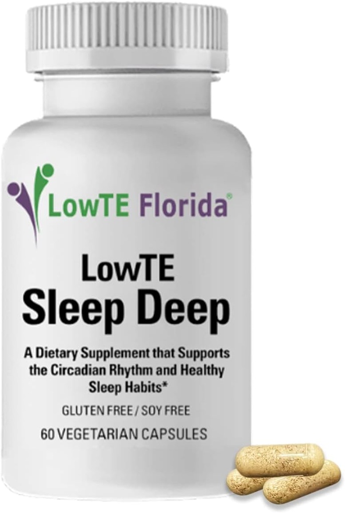 Sommeil profond - 60 Capsules I Supplément de sommeil avec la mélatonine 5mg, Ashwagandha, GABA, Lemon Balm Extract & l Theanine, aide au sommeil pour des rythmes circadiens sains