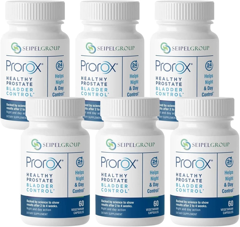 Gesunde Prostata Blasenkontrolle, Prostata Ergänzungen für Männer, unterstützt gesunde Prostata und Blasengesundheit, Enthält Säge Palmetto, Reduziert Urgency, 60 vegetarische Kapseln (360)