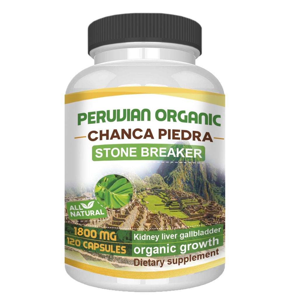VITAMISAN Bio Vitamine Natürliche CHANCAPIEDRA 120 Kapseln Steinbrecher CHANCAPIEDRA Nierenstein Unterstützung Ergänzung