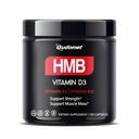 HMB avec D3, K2 & B12 – Supplément de soutien musculaire – 150 capsules – Fabriqué aux États-Unis