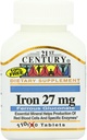 21st Century Fer 27 Mg Comprimés de Gluconate Ferreux, 110 Compte (paquet de 2)