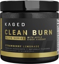 Kaged Thermogenic Pulver Clean Burn Elite | Strawberry Lemonade | Men & Women | Weight Management Supplement | Organic Caffeine & Apple Cider Essig | 30 Servivings