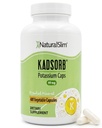 NaturalSlim Potassium Citrate naturel Gluconate 99 mg - Kadsorb soutient l'équilibre électrolytique et le pH normal - Suppléments de potassium absorbants avec minéraux essentiels - Non OGM 400 Capsules 1 Pack