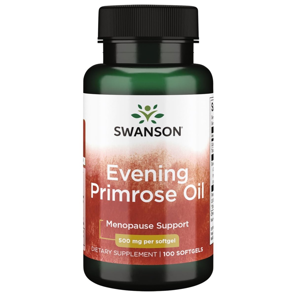 Huile de Primrose de Swanson (Omegatru) 500 Milligrammes 100 gels