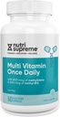 Nutri Multivitamine Suprême pour les hommes et les femmes avec plus de 20 vitamines et minéraux, Supplément nutritionnel quotidien pour le soutien immunitaire, Kosher, Végétarien, 60 jours d'approvisionnement