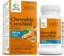 Terry Natürlich CuraMed 100 mg Curcumin Complex - Enhanced Absorption Curcumin Supplement mit Kurkuma - Brain & Liver Health Support Supplement - Vegan Nahrungsergänzung - 60 hässliche Tabletten