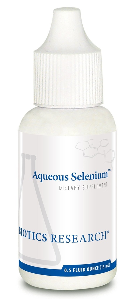Biotics Research Aqueous Selenium Liquid Formula, 95 mcg Selen-Drop, Schilddrüsen-Funktion, DNA-Produktion, Kognitive Gesundheit, Potent Antioxidant 0,5 flüssige Unzen