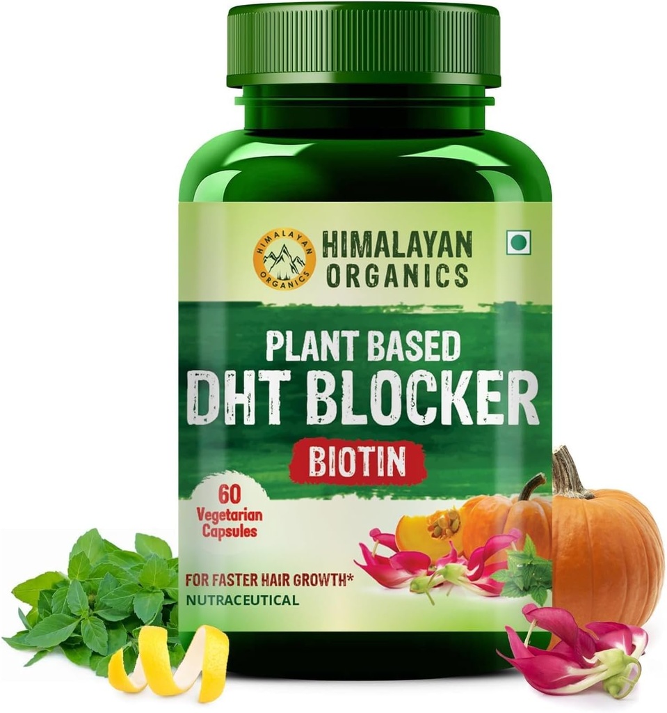 Generisches pflanzenbasiertes DHT Blocker mit Güte der Nettle Blätter | für Männer und Frauen - 60 Veg Kapseln