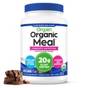 Orgain bio végétalien substitut de protéines poudre, chocolat crémeux fudge - 20g Protéines végétales, sans gluten, sans lait, sans lactose, sans soja, sans sucre ajouté, pour les smoothies et shakes - 2.03lb