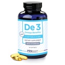 De3 Dry Eye Ultra Pure rTG Omega 3 – Soutien pour les yeux secs - 2400 mg EPA & DHA – nouveau et amélioré-sans brûlure-3 par jour, 1 mois d'approvisionnement