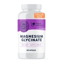 Vibrogy Magnésium Glycinate – Stress Support – Chelated to Evit Tummy Upset*– Promote la santé cardiaque et l'énergie*– Kosher, Vegan sans gluten – 300 capsules