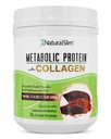 Metabolisches Proteinpulver mit Collagen, Whey Protein Powder Shake, hydrolysiertes Kollagen mit L-Glutamin für Stoffwechselunterstützung, Verdauung, Haut, Gelenke & Muskel, Low Carb Meal Ersatz, 17.06 Unze