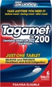Tagamet HB 200 mg Réducteur d'acide cimétidine et soulagement des brûlures d'estomac, soulagement et prévention de l'indigestion, 6 Compte