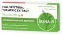 SONA Pastilles Turmères, Dissolves en bouche, 600% Augmentation de l'absorption de curcumine par rapport aux gélules