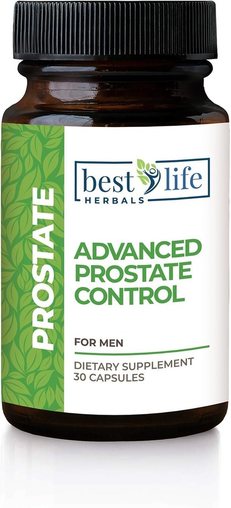 Beste Lebens Kräuter Fortgeschrittene Prostata-Kontroll-Ergänzung mit Saw Palmetto für Männer Erleben Vergrößern Prostata, Häufige Urination, Overactive Bladder -1 Flasche