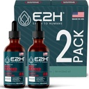 E2H Red Banded Polypore Extract - Pilzergänzung Formel für Immununterstützung, Verdauungsgesundheit, Energie und natürliche Immunität Boost (2 Flaschen)