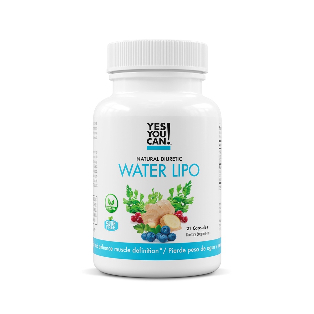 Ja, das kannst du! Natürliche Wasser Lipo Pillen - Diuretic Cleanse mit Elektrolyten & Vitamine - Hilft mit Wasser Retention - Glutenfrei, 21 Kapseln pro Flasche