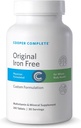 COOPER COMPLETE - Original Multivitamine sans fer - Supplément quotidien multivitamine et minéral - 30 jours d'approvisionnement. Boîte de 1