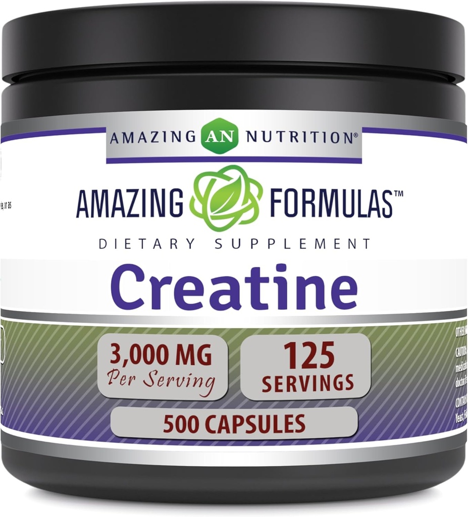 Formules étonnantes Creatine 3000 Mg Supplément Acid Amino (en anglais seulement)
