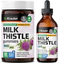 BIO KRAUTER Milchdistel 60 Gummie & Milchdistel Tinktur 4 Fl. Oz.