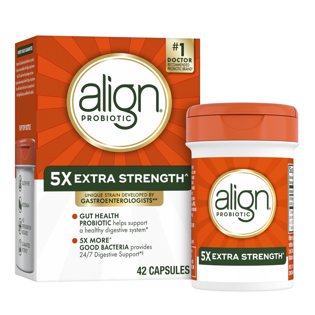 Align Probiotic, Extra Strength, Probiotics for Women and Men, Probiotics for Men, Probiotic Capsules haben 5X CFUs, 42 Kapseln