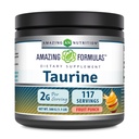 Erstaunliche Formeln Taurine 500 Gramm (1.1 Lb) Pulverergänzung | 2000 mg Pro Servieren | 111 Servierungen | Non-GMO | Gluten Free | Made in USA (Fruit Punch)