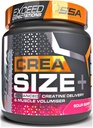 SSA Creatine Monohydrat-Pulver mit D-Ribose für Muskelaufbau und Volumisation, schnelle Muskelrückgewinnung | Pure Micronized Creatine | Time Release Blend | 1.2lb (Melon Candy)