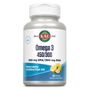 KAL 450/300 1280 Mg Omega 3, Lemon, 60 Zähler