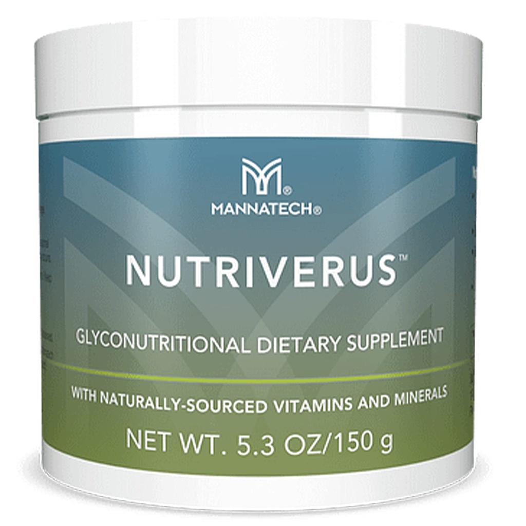 NutriVerus Glyconutritional Supplement, 5.3oz/150g with Naturally Sourced Vitamin A, Vitamin C, Vitamin B Complex and Vitamin D. Rich in Antioxidants Supplement and Promotes Immune Support Supplement
