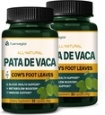 Cow's Foot Leaves Capsules Supplement - Berberine with Ceylon Cinnamon Capsules Advanced Formula - All Natural Herbal Health Support with Wereke Extract. 180 Count