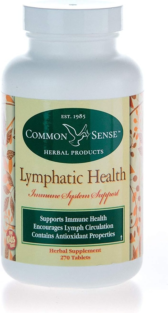 Common Sense Herbal Products Lymphatic Health: Immune System Support (120 Tablets)