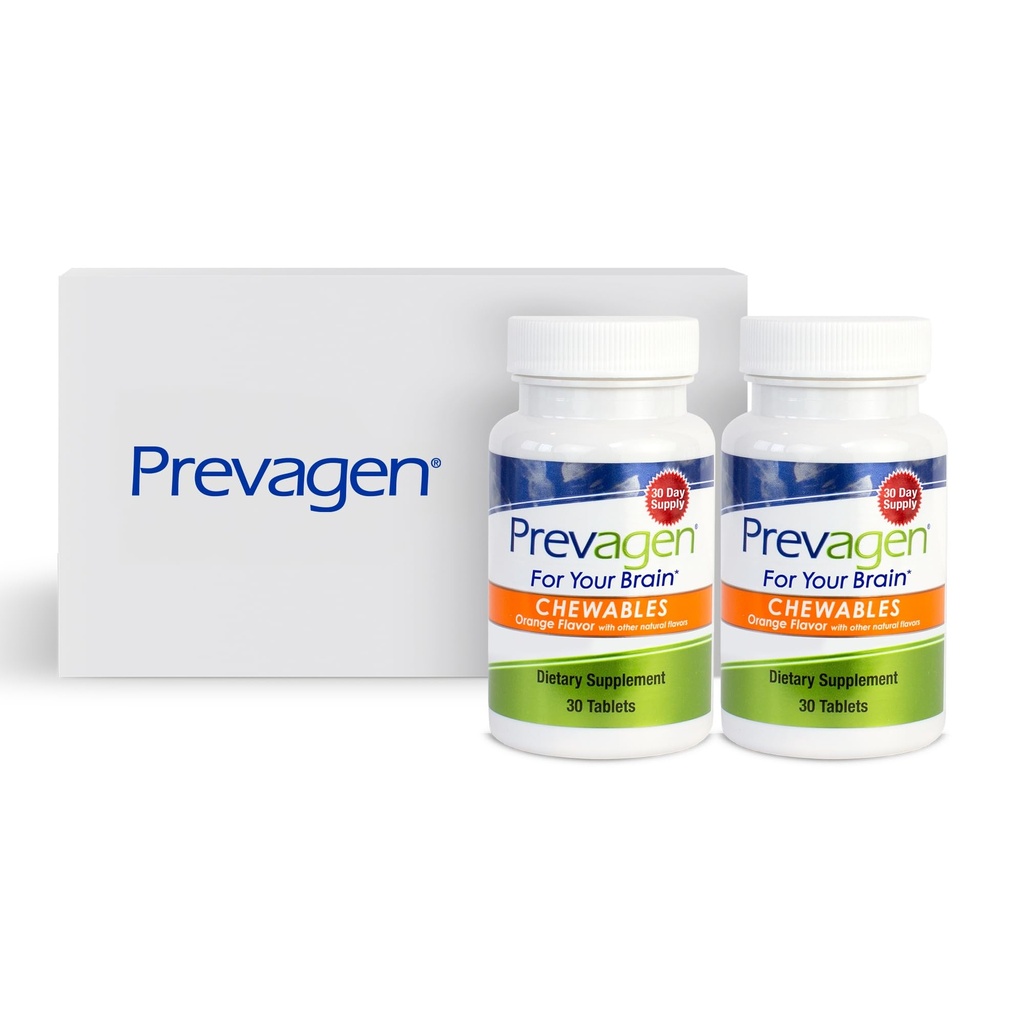 Prevagen Force régulière Orange Chewables - 60 comprimés (2 mois d'approvisionnement)