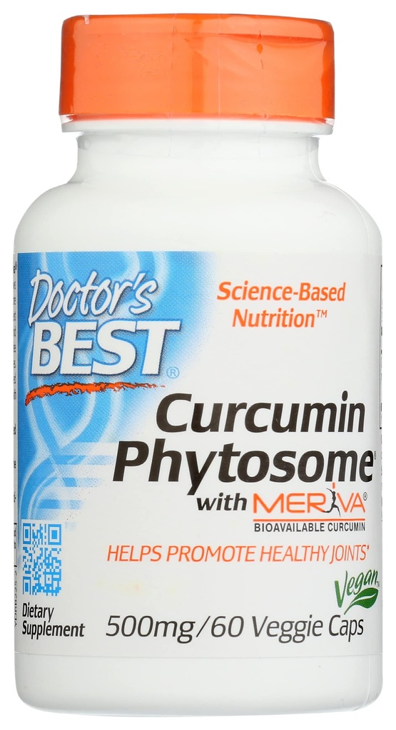 Ärzte Beste Curcumin Phytosome mit Meriva, Non-GMO, Vegan, 60 Veggie Kapsel (Pack von 1)