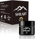 Shilajit Resin mit Fulvic Acid & Trace Minerals, Original Siberian Pure Shilajit mit 85+ Huminsäure, unterstützen Metabolismus & Immunsystem - 100 Servieren / 1.7 Oz